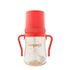 [I-BYEOL Friends] 200ml PESU Nipple straw cup Red Orange _ Weighted Straw, FDA approved, BPA Free, Baby, Toddler_ Made in KOREA
